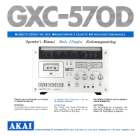 Akai GXC-570-D-Owners-Manual